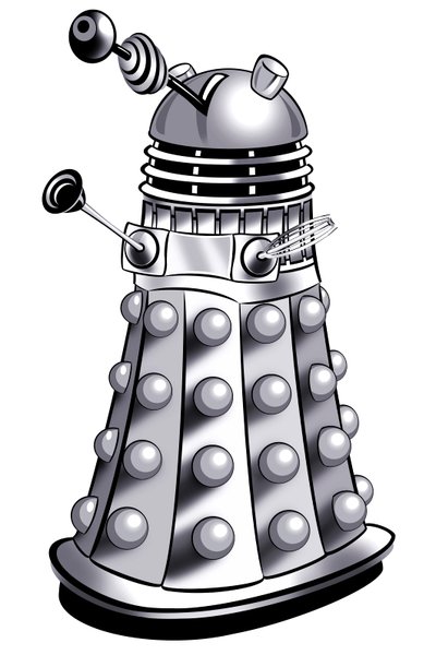 Dalek - rajzfilm illusztráció alkotó: Neale Osborne